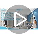 Duster with 6 ft Extension Pole, 10 Refills Compatible with Swiffer Super Extendable Handle Heavy Duty Dusting Wand Starter Kit for Cleaning High Ceiling Fan Shelves Vent Window Blind - view 7